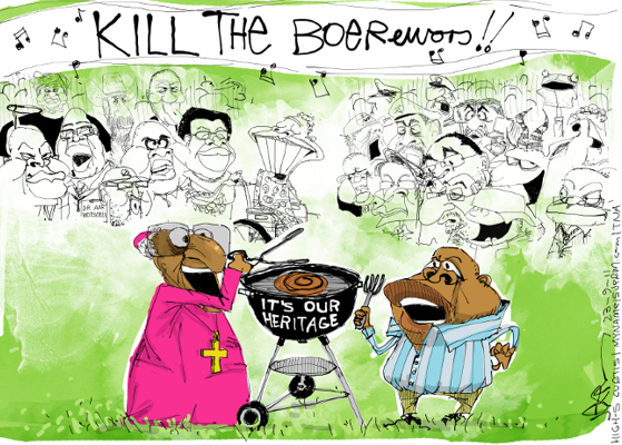 Braai Day Cartoon by Jeremy Nell 2011