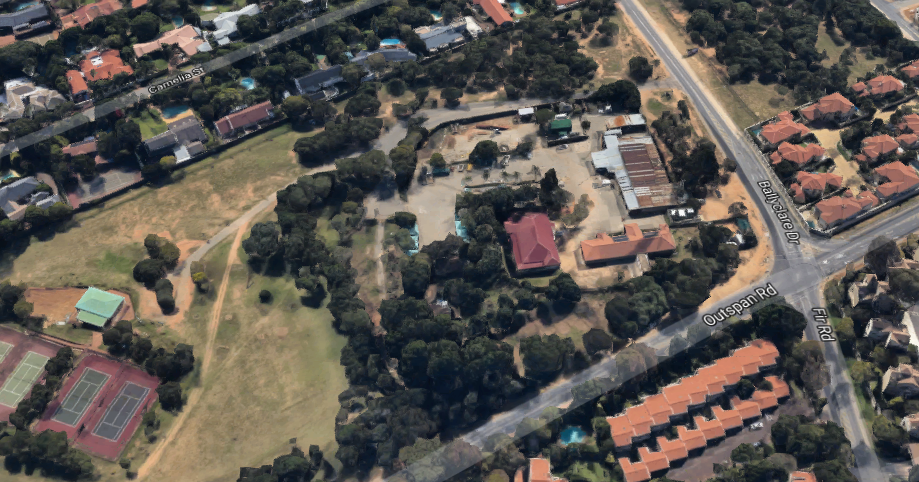 City Parks Depot corner Ballyclare and Outspan - google maps
