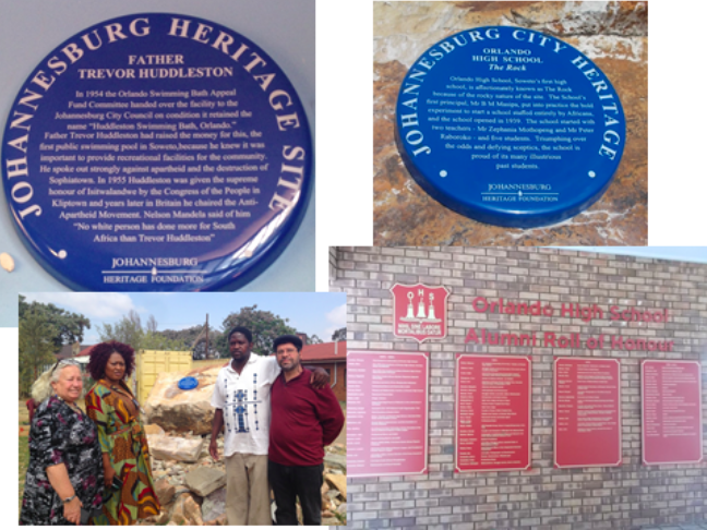 Collage of blue plaques for Soweto and Joburg 2019 - Di Steele