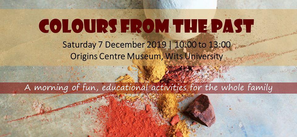 Colours from the Past - Origins Centre Event - 7 December 2019