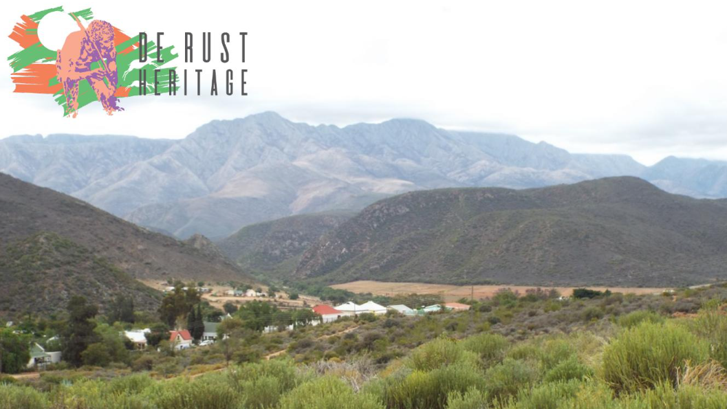 De Rust Heritage Logo and Landscape