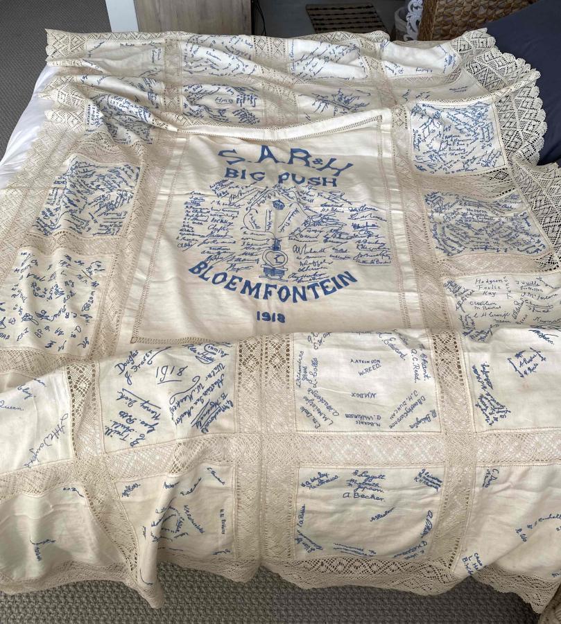 Embroidered Cloth South African Railways and Harbours