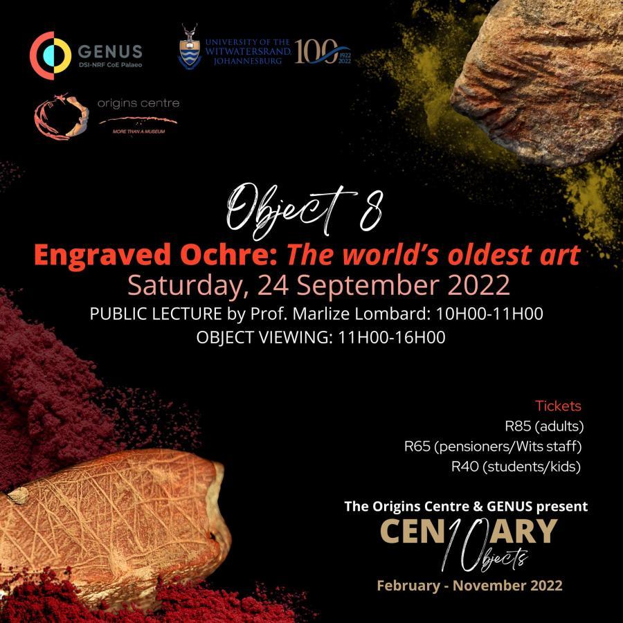 Engraced Ochre Object Origins Centre - 24 September 2022