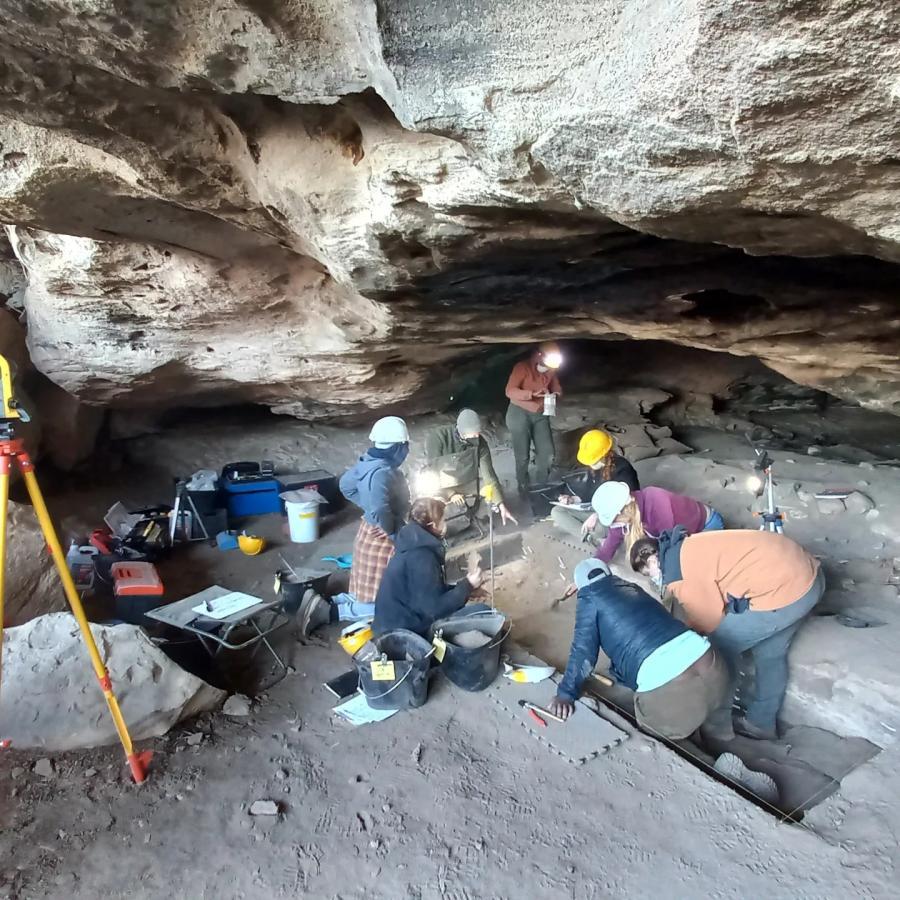 Excavation Strathalan Cave via South African Archaeological Society