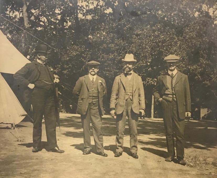 Group of four unknown men - collections of Parliament