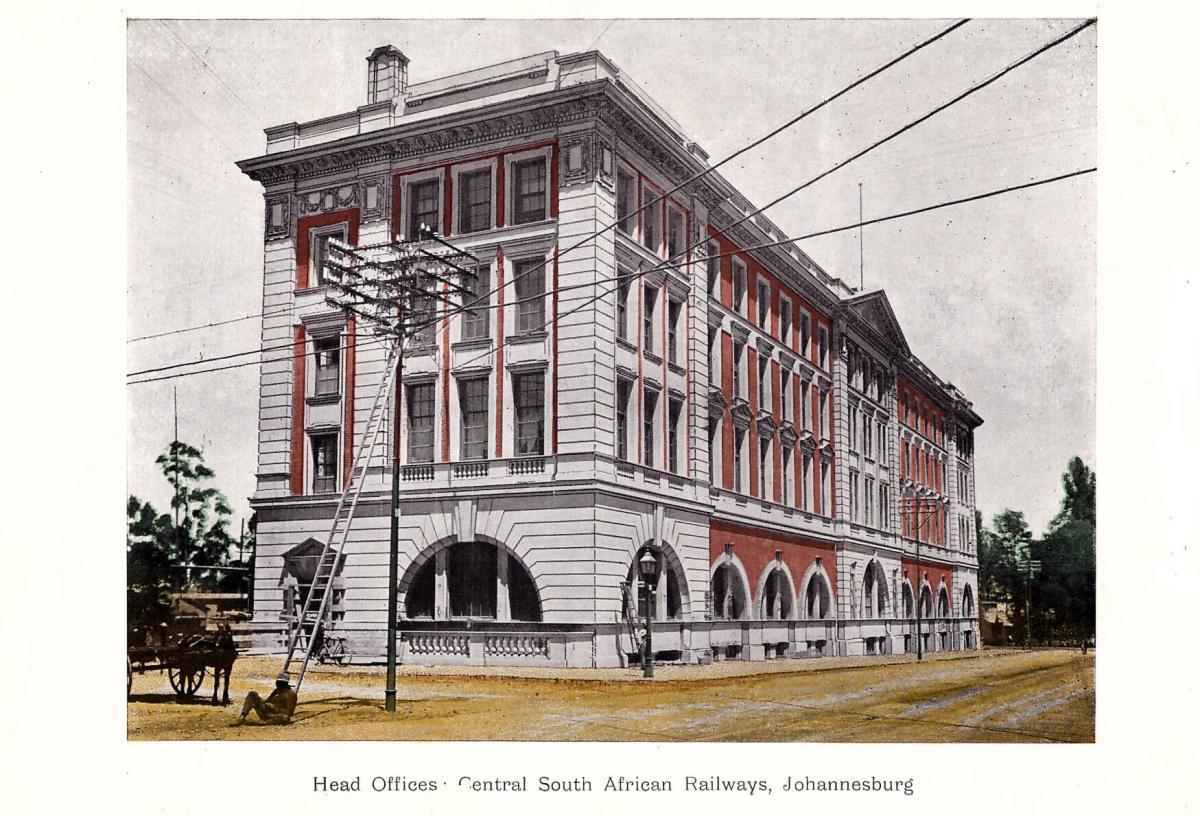 Head Offices - Central South African Railways Johanneburg - NGR Magazine - August 1906 Transnet Heritage Library