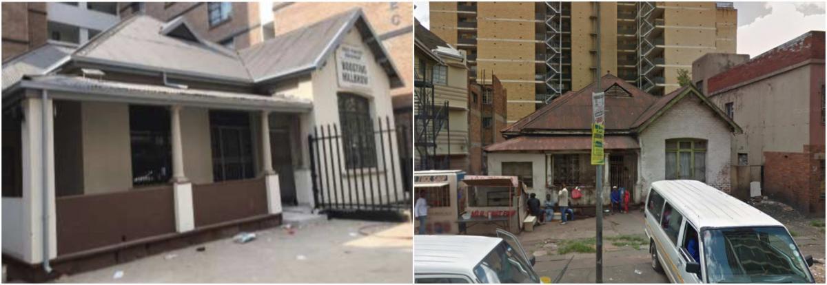 Hillbrow House van der Merwe Street 2021 and 2015