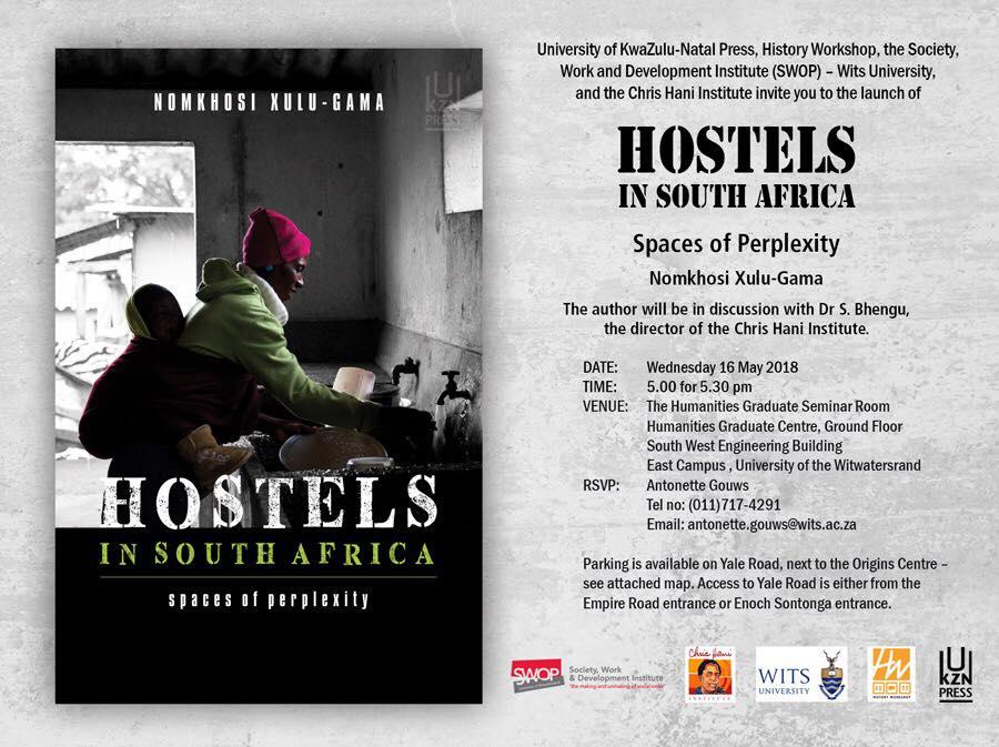 Hostels in South Africa - book launch
