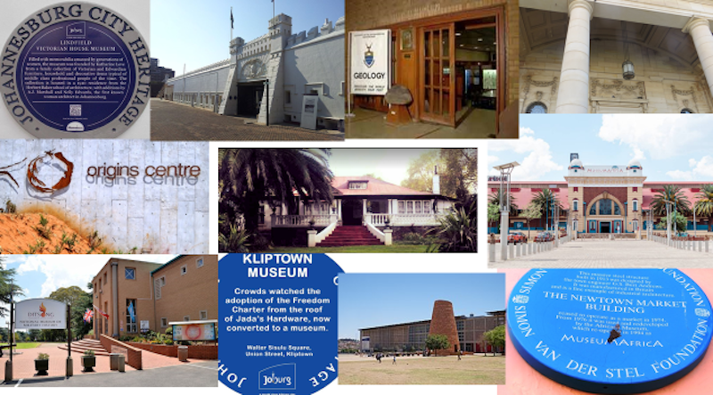 Johannesburg Museums - Collage - Kathy Munro