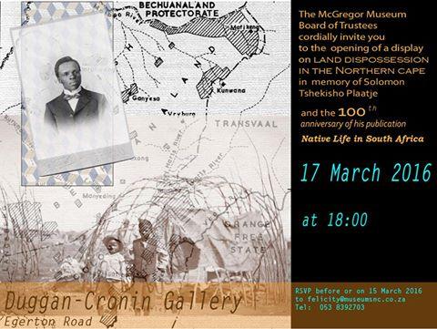 Land dispossesion in the Northern Cape - March 2016