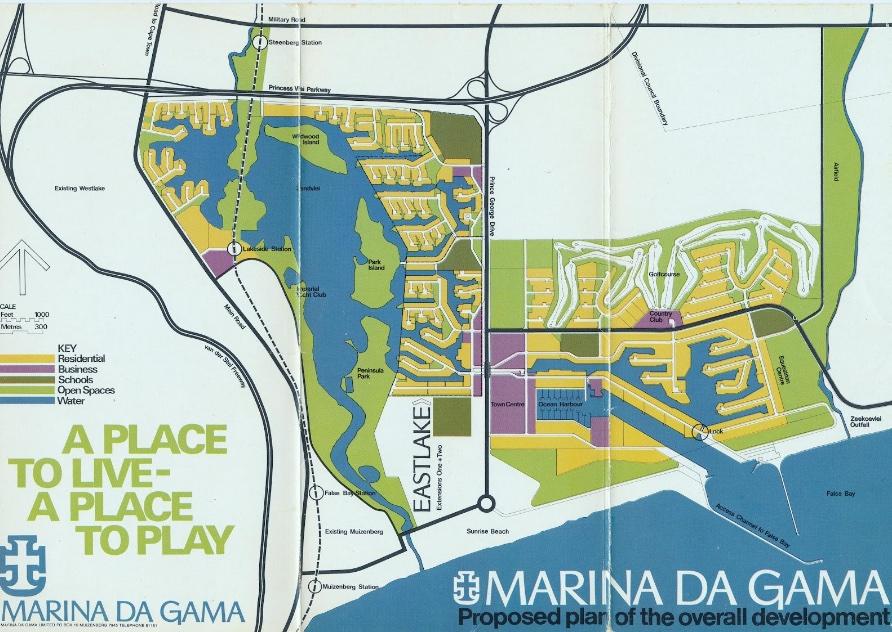 Marina Da Gama - Proposed plan of the overall development
