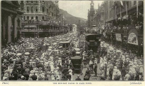 Noon gun pause 1918 via Simons Town Museum