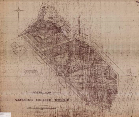 Noordgesig Coloured Township - Old Map