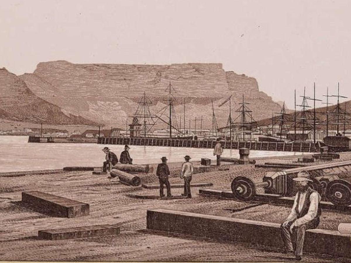 Old photo of Cape Town Waterfront - sourced by Culture Connect