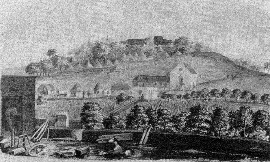 Painting of Botshabelo 1868 via Restorica