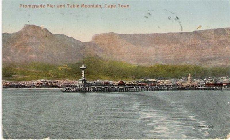 Postcard of Old Pier Cape Town