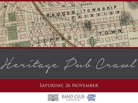 Rand Club Heritage Pub Crawl - November 2016