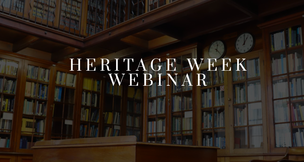 SAHRA Heritage Week Webinars 2021