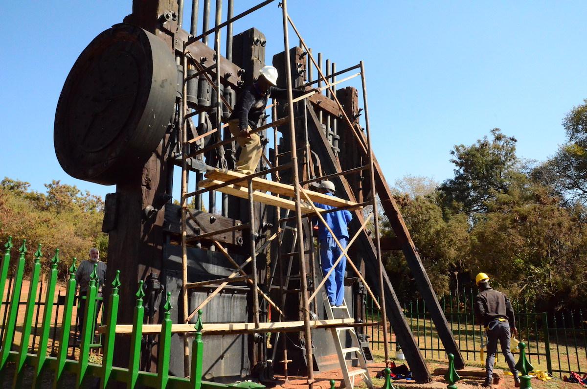 Stampmills at Kloofendal being restored - Rod Kruger - 2019