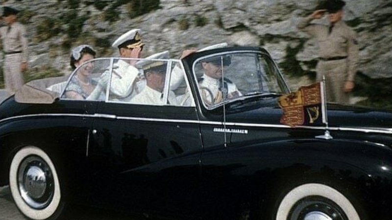 Sunbeam Coupe used by the Royals in Bermuda via Heritage Workshop