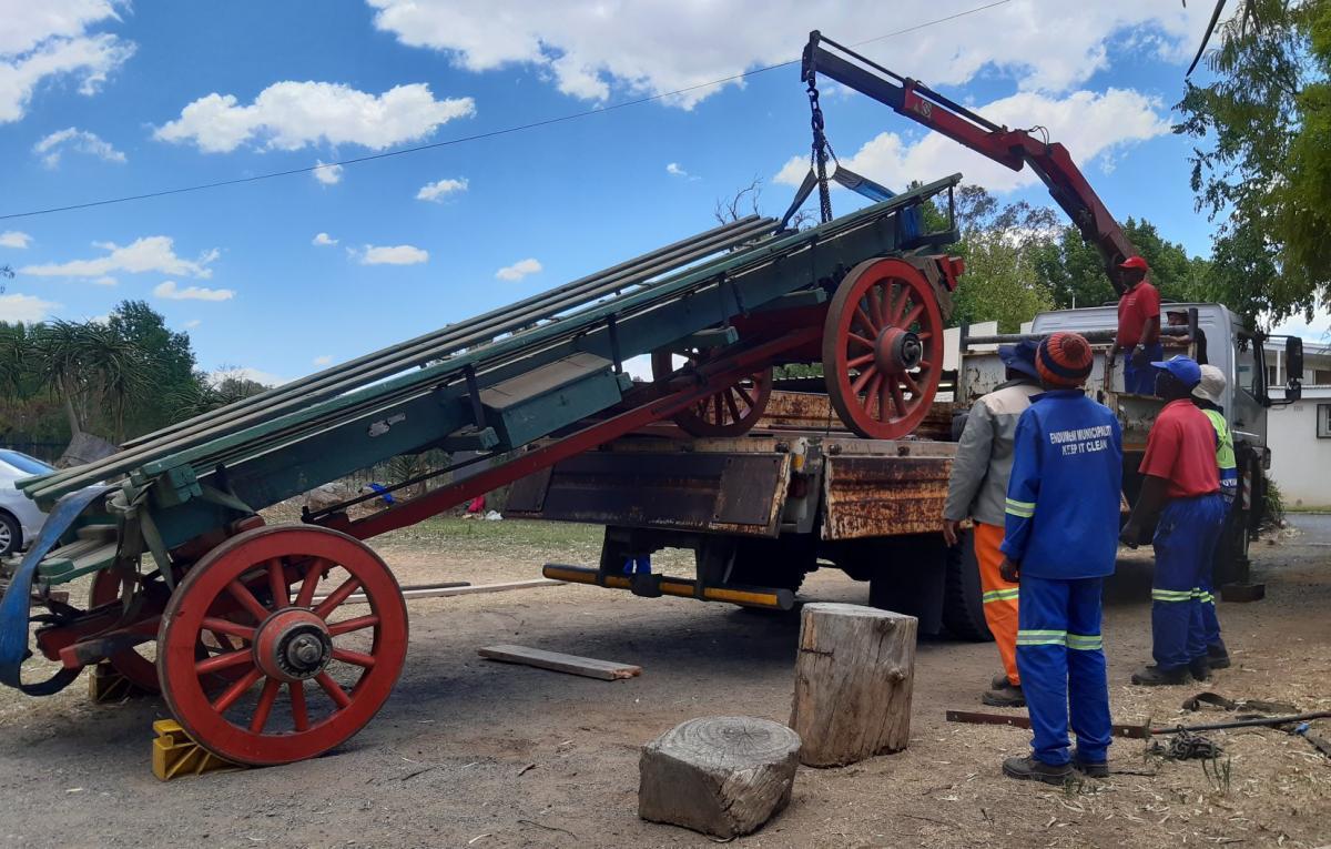 Talana Museum saves 130-year-old wagon - October 2019