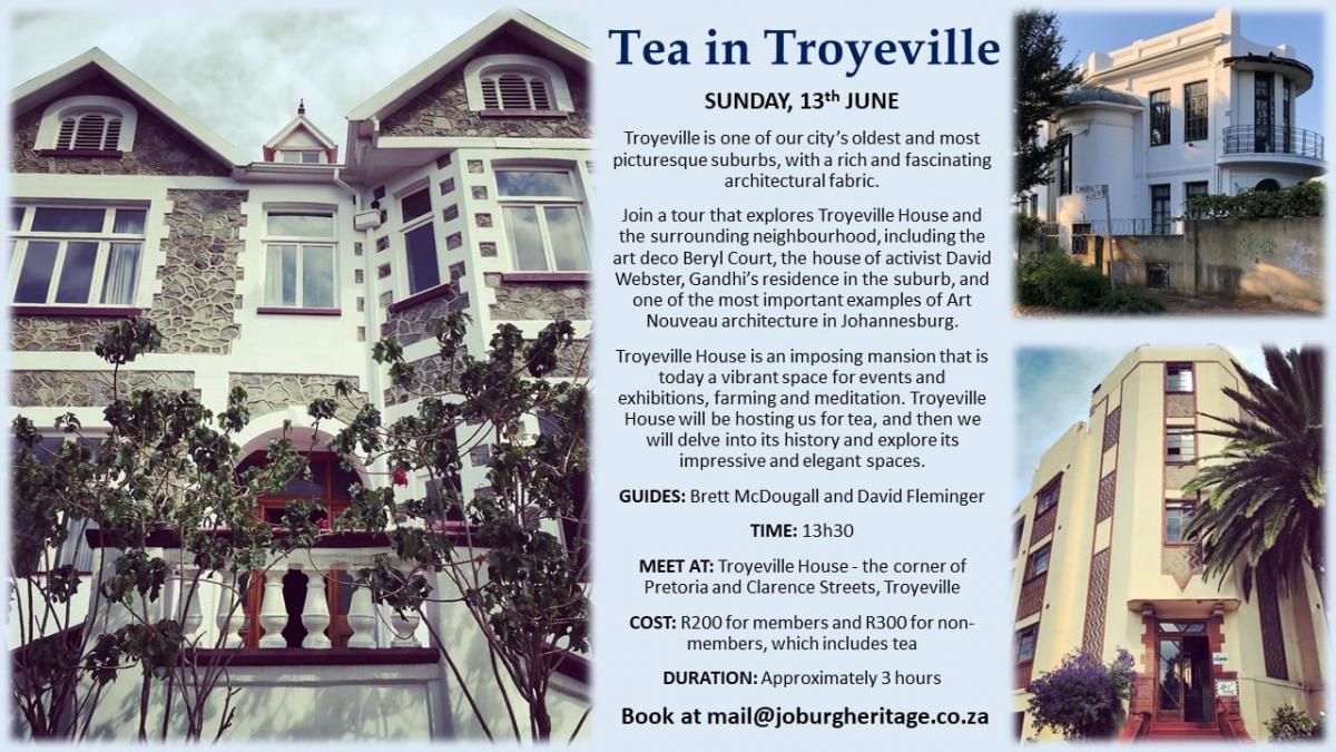 Tea in Troyeville - 13 June 2021