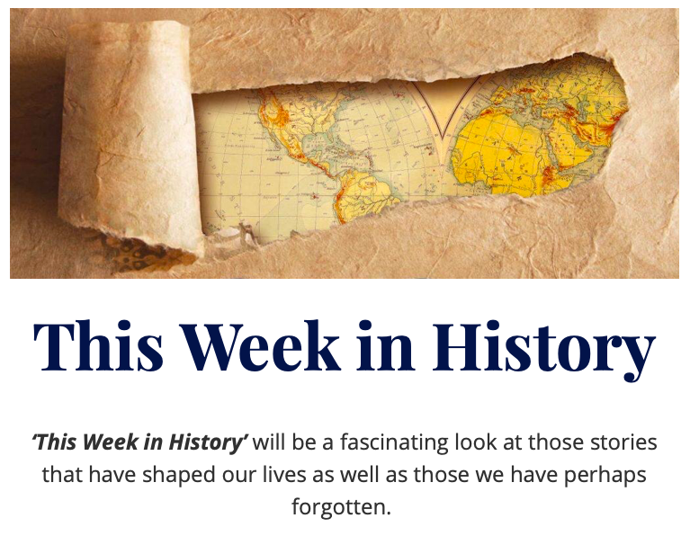 This week in history - Dean Allen