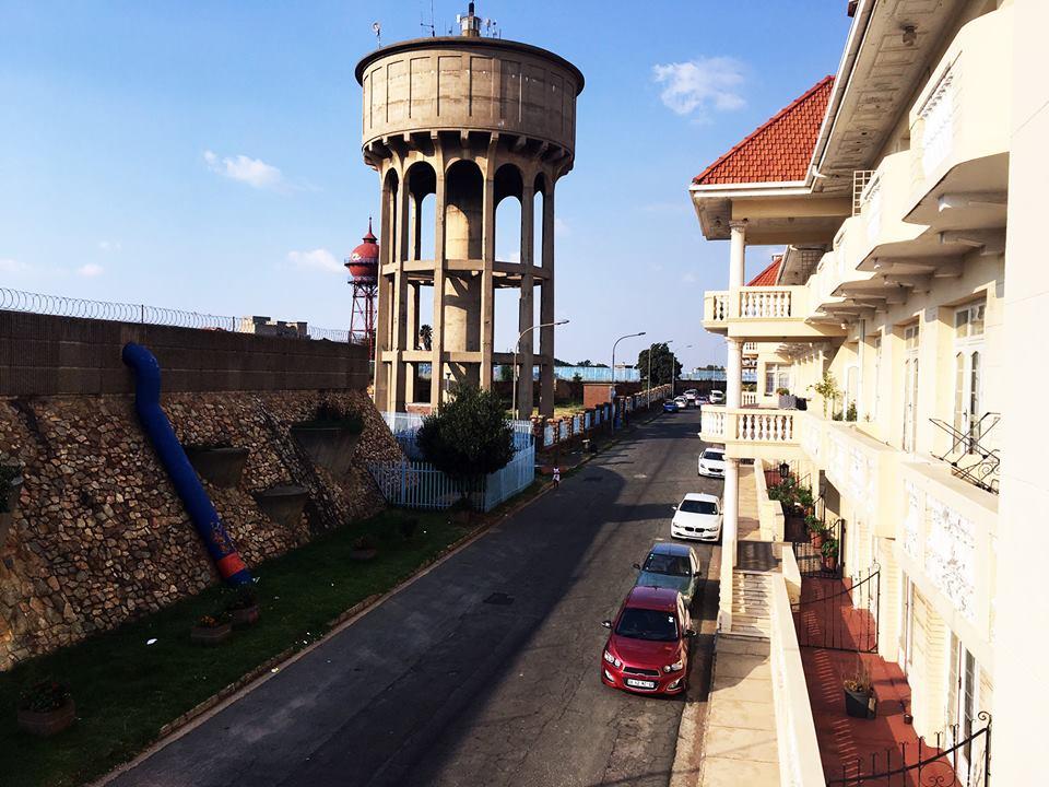 Westminster Mansions toward Yeoville Water Tower - Lorenzo Nassimbeni