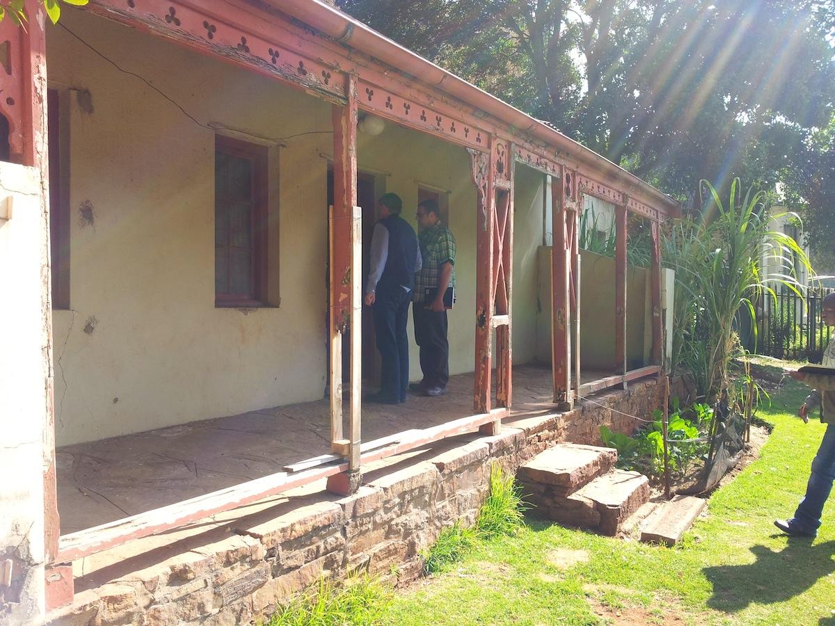 Bezuidenhout Jonkershuis Inspection - Heritage Portal - 2014