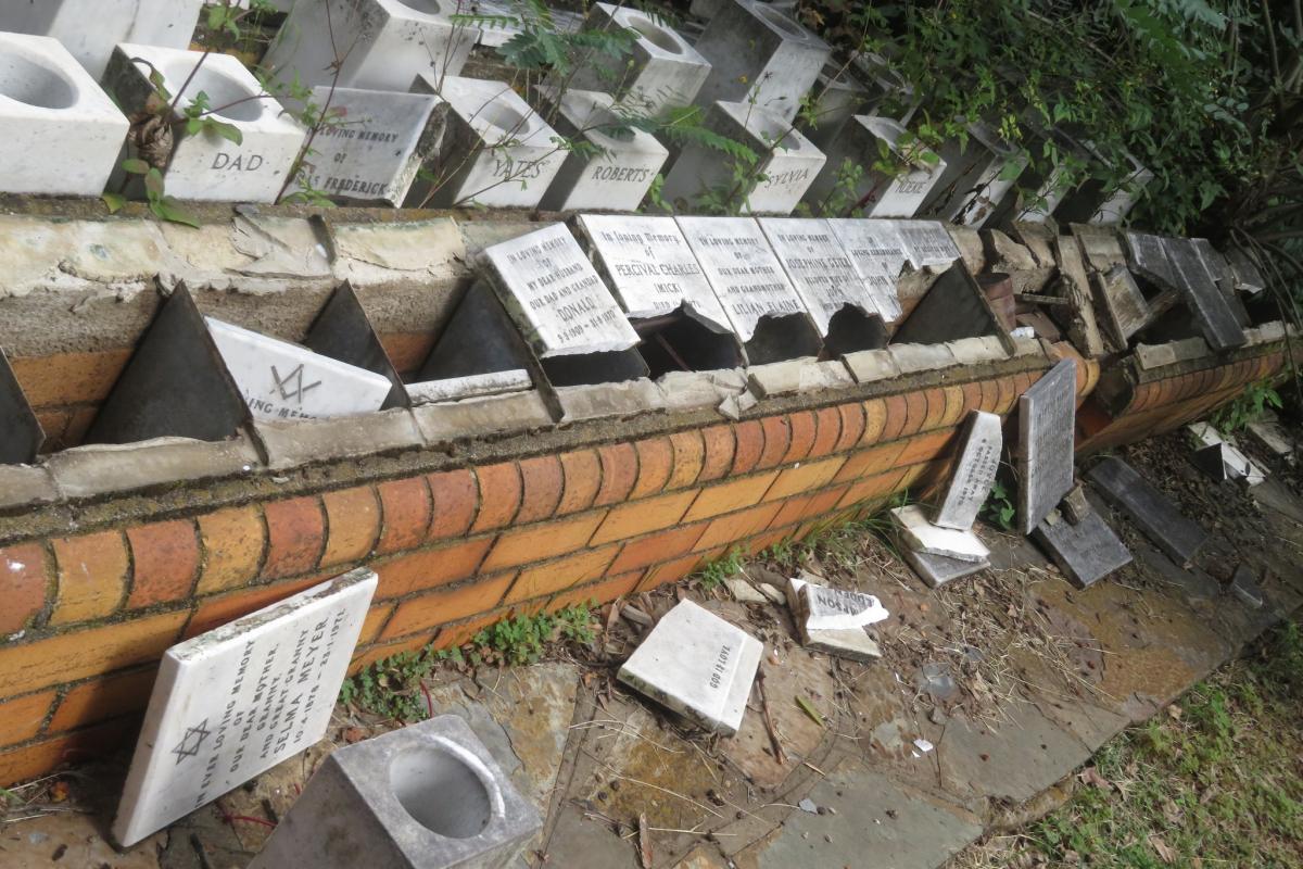 Braamfontein Crematorium Vandalism - Sarah Welham - 2023