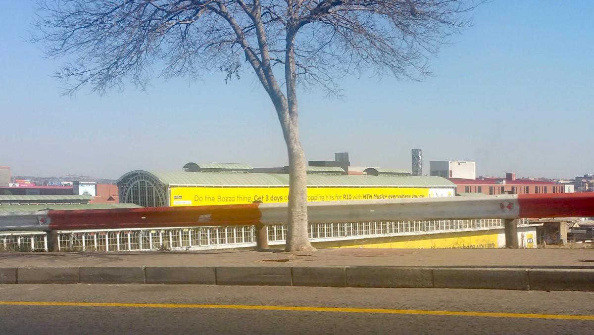 Old Park Station with MTN advertising - Heritage Portal - 2018