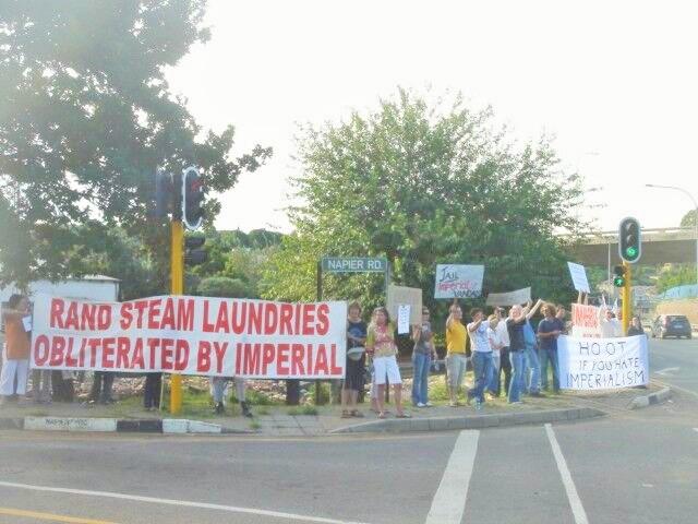 Rand Steam Laundries Protest - Circa 2008 - Johannesburg Heritage Foundation