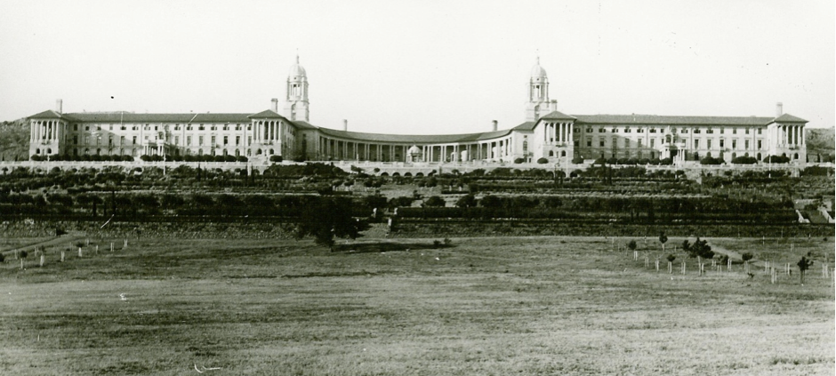 Union Buildings and Gardens 1920 via ARRA
